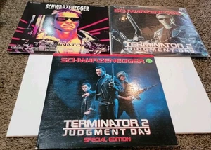 Terminator 1 & T2 & Special Edition Laser Disc LD Movie Lot Nice Sealed  - Bild 1 von 9
