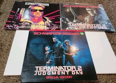 Terminator 1 & T2 & Special Edition Laser Disc LD Movie Lot Nice Sealed  - Image 1 of 4