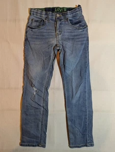 Levi Strauss & Co. 511 Jeans Boys 10-25x26 Straight Leg Denim Blue 100% Cotton - Picture 1 of 10