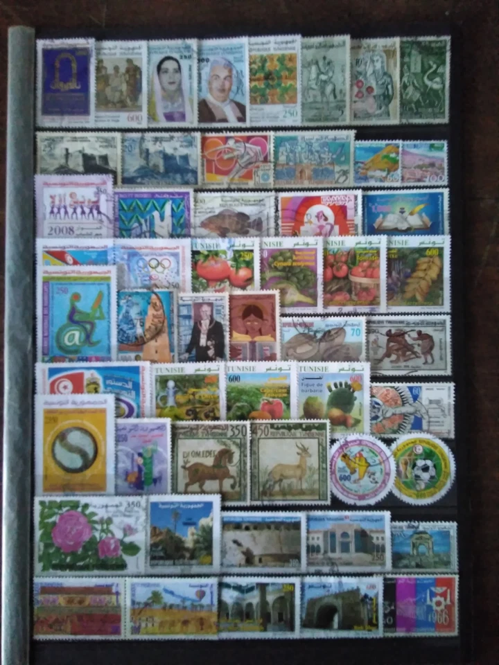 LOT DE TIMBRES TUNISIE - Photo 1/1