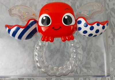 Little Tikes Bebé Cangrejo Shake 'n Rattle Cangrejo Rojo Clacking Garras Cuentas Juguete Foto 1 de 4