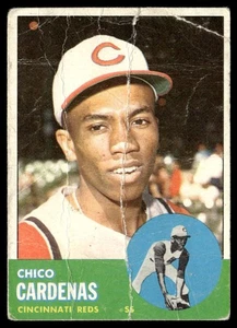 1963 Topps Chico Cárdenas Cincinnati Reds #203 - Imagen 1 de 2