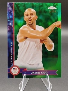 2024 Topps Chrome US Olympic & Paralympic - JASON KIDD *Green Refractor* /99 - Picture 1 of 2