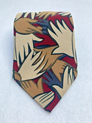 The BEATLES Gravata de Seda Masculina Rara por Manhattan Roupa de Grupo Música Novidade 4 X 56 - Imagem 1 de 4