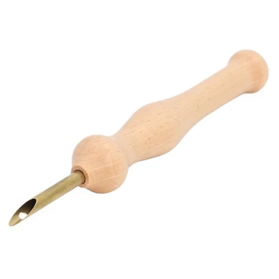 Punch Needle Kit 5mm Punch Needle Embroidery Set With Wooden Handle For DIY