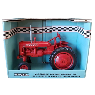 Ertl McCormick Deering Farmall AV Tractor Lafayette Farm Toy Show Edition 1:16 - Image 1 of 4