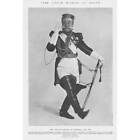 THEATRE Willie Edouin as General Des Ifs - Antique Photographic Print 1905