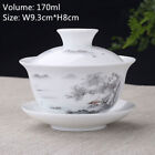 Chinese tea brewer gaiwan small porcelain tureen SanCai cup bowl with saucer lid
