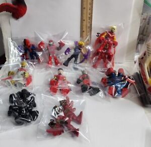 Playskool Marvel Super Hero Action Figures - Spiderman - Iron Man - X-Men