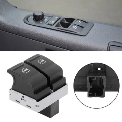 Driver Side Electric Door Window Double Switch For VW Transporter T5 T6 Multivan - Image 1 of 4