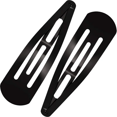 Pinzas para el cabello a presión de metal grandes de 3,1 pulgadas 30 piezas pasadores antideslizantes para mujeres Foto 1 de 4