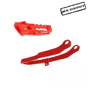 HONDA REPLACEMENT SWINGARM CHAIN SLIDER & GUIDE KIT RED HONDA CRF450 2019 - 2020 - Picture 1 of 1