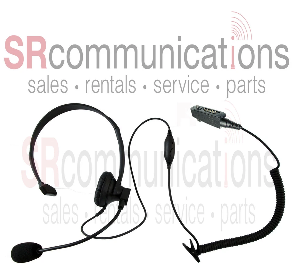 Single ear VOX headset Icom F3161T F4161S F50 F60V F80 F70 F3161DT F4161DT F4061 - Image 1 of 1
