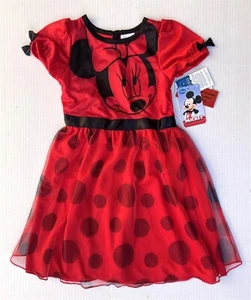 Disney Minnie Mouse Toddler Girl 3T Short Sleeve Fantasy Dress-Up Nightgown - Picture 1 of 7