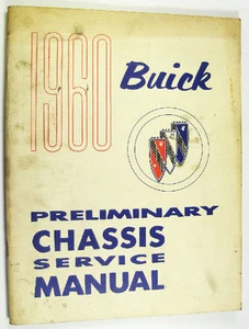 Buick 1960 manual de servicio preliminar chasis de fábrica - Imagen 1 de 1
