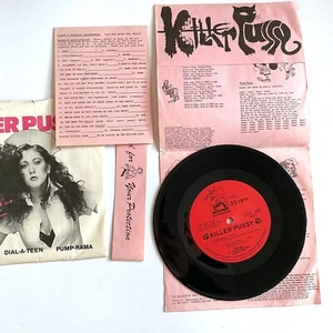 Killer Pussy, Teenage Enema Nurses, 7” Vinyl, 33rpm, 1982, Original Inserts Punk - Picture 1 of 7