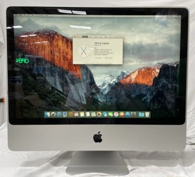 Apple iMac 2.66 GHz Core 2 Duo 24" 4 GB RAM 499 GB HD OS X 10.11 El Capitan - Image 1 of 4