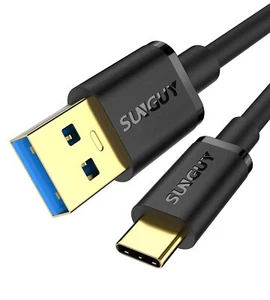 USB C Android Auto Cable 1.5FT, 10Gbps USB C 3.1 Gen 2 Data Transfer, 3A Fast... - Photo 1 sur 7