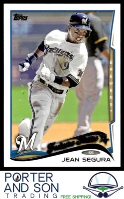 Jean Segura 2014 Topps #215 Milwaukee Brewers - Image 1 of 2