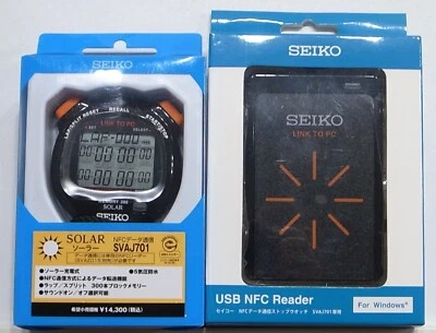 SEIKO DATE STOWATCH & NFC LECTOR SET SVAJ701 + SVAZ015 Foto 1 de 4