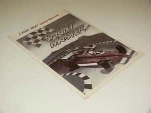 Instruction Booklet ~ Sprint Master ~ Atari 2600 - Picture 1 of 2