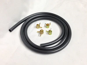 chinese scooter fuel line 6mm 4x clips yiying benzhou lexmoto direct bikes - Picture 1 of 4