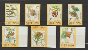 1986 Vietnam Stamps Endangered Flora Scott # 1724-1730 Imperf. MNH       - Picture 1 of 1