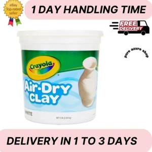 Crayola Air-Dry Self-Hardening Modeling Clay, 5LB Bucket, White - Picture 1 of 3