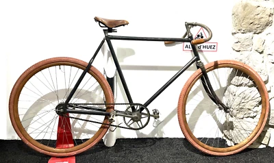 Orig. Antik Vintage, Rennrad Cycles Le Sphinx 1900,  Holzfelgen, Top Restauriert - Bild 1 von 4