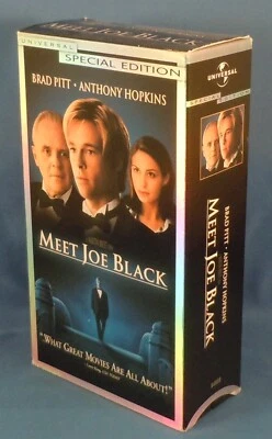 VHS! - MEET JOE BLACK with Brad Pitt & Anthony Hopkins - 2-Tape Boxed Set - Image 1 of 2