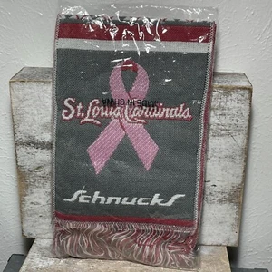MLB St. Louis Cardinals Adults SGA Scarf Susan G. Koman Breast Cancer Pink Bow - Picture 1 of 23