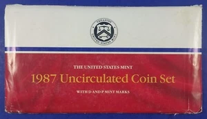 Juego de 10 monedas 1987 Estados Unidos Mint, sin circular (018) - Imagen 1 de 8