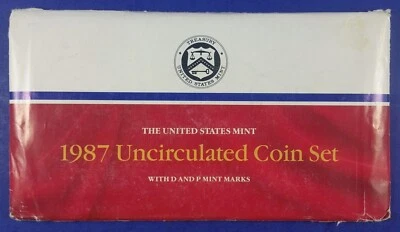 1987 U. S. Mint Set, 10 Coins, Uncirculated (018) - Image 1 of 4