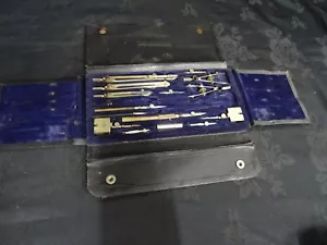 Vintage W Harling London Engineering Technical Drawing Draughtsman Compass Set - Picture 1 of 8