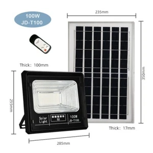Faro LED Solare Per Esterni con Pannello Solare Indicatore Carica 100W 200W 300W - Foto 1 di 17