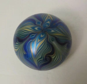 Orient & Flume Art Glass Paperweight, Signed, Dated 1974 - Picture 1 of 11