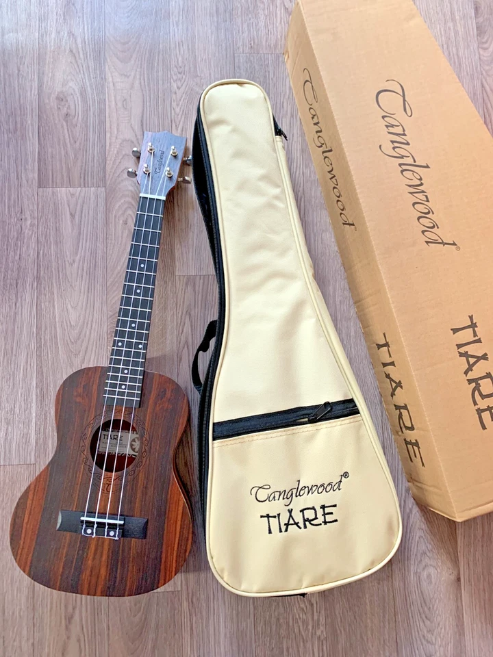 NEW Tenor Ukulele,Tanglewood,Model  TWT19,Natural Beautiful Wood Finish With Bag - Image 1 of 4