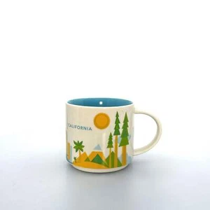Starbucks California You Are Here Mug 14oz Pre-Owned Collectible White/Blue - Picture 1 of 8