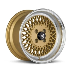 Enkei92 Classic Line 15x7 38mm Offset 4x114.3 Bolt Pattern Gold Wheel - Picture 1 of 5