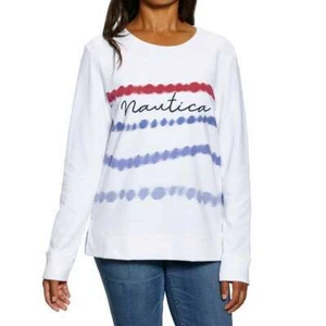 Nautica Long Sleeve Crewneck Pullover Select Color & Size Women's Sz S-XXL NWT - Picture 1 of 12
