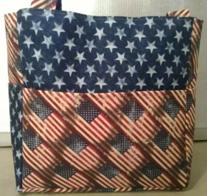 Bolso de Viaje USA Stars America Bandera Patriótica/Proyecto Hecho a Mano 12x12 - Imagen 1 de 8