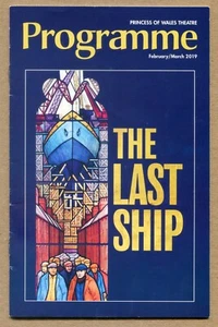 The Last Ship 2019 programa de teatro estilo playbill de teatro - Imagen 1 de 9