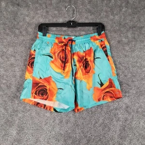 Paul Smith Men Sz S Board Shorts Blue NWT Monch Rose Swimwear Trunks Quick Dry - Picture 1 of 9