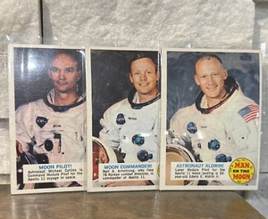 1969 Topps - Man on the Moon Cards Collins, Neil Armstrong, Buzz Aldrin - Apollo - Bild 1 von 8