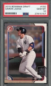 Aaron Judge 2015 Bowman Draft Baseball Rookie Card #150 Graded PSA 10 - Picture 1 of 1