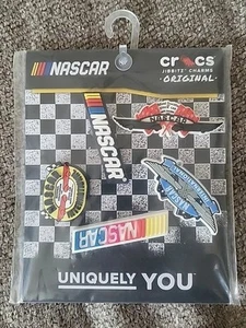 Nascar Racing Crocs Charms Jibbitz Original Brand New Sealed 5 Pack - Picture 1 of 6
