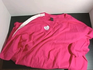 Camisa Chemo Port Access SS Talla 2X Rayas Rosa/Blanco - Imagen 1 de 4