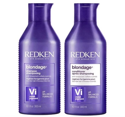 New! Redken Blondage Shampoo & Conditioner Vi Violet Pigment 10.1 Fl Oz Each - Image 1 of 4