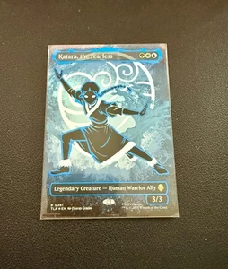 Katara, the Fearless (Borderless) (Neon Ink Foil) Avatar The Last Airbender Foil - Picture 1 of 5