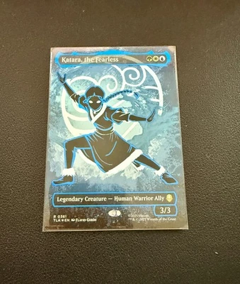 Katara, the Fearless (Borderless) (Neon Ink Foil) Avatar The Last Airbender Foil - Image 1 of 4